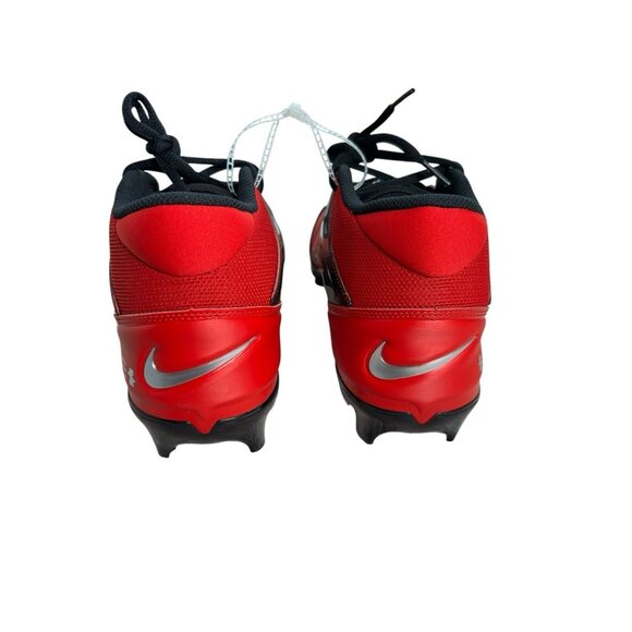 NEW Nike Alpha Menace 4 Pro Football Cleats Red White FD7037-600 Men’s Sz 12 - Picture 8 of 11